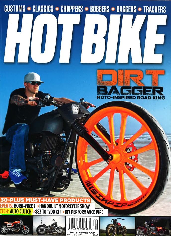 Rekluse made the cover of Hot Bike!